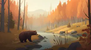 botter17_A_bear_in_the_autumn_woods_near_a_stream_of_water_in_t_7d89a98c-6b4c-4b2d-aff1-fbcae4d27f19.png