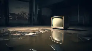 botter17_old_style_Television_with_static_noise_on_the_floor_of_e4de2fdd-cfdc-41e8-8a2d-a1a53408a7aa.png