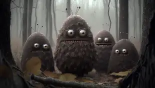 botter17_realistic_render_of_scary_sticky_monsters_in_the_woods_b2222f10-28fd-43c9-972b-3cfa02206e57.png