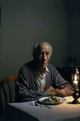 botter17_Portrait_of_an_old_man_sitting_at_a_dinner_table_in_an_3c06f18b-9aaa-4acd-b3ad-aa7d4550e8da.png