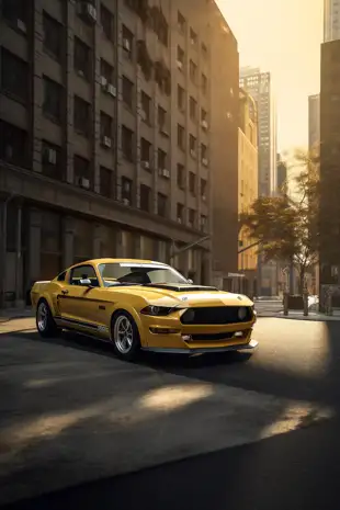 botter17_cinematic_realistic_photo_of_a_golden_Ford_Mustang_in__bff370e1-16a9-4f60-a6fa-325902493dc6.png