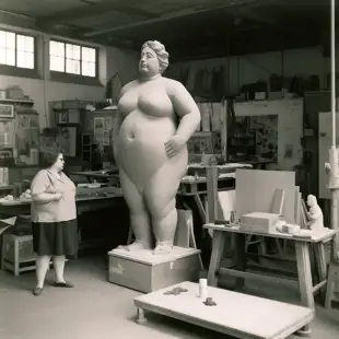 botter17_a_vintage_photo_of_a_unfinished_sculpture_of_a_chubby__1626c75d-ba0e-4f8f-93c2-5eba3bf0f364.png