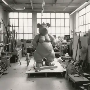 botter17_a_vintage_photo_of_a_unfinished_sculpture_of_a_chubby__9ace933b-fded-4c2d-b3b6-1ba747c06c03.png