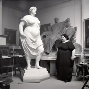 botter17_a_vintage_photo_of_a_unfinished_sculpture_of_a_chubby__a924cf44-769e-4287-aa7e-043d60bd16ce.png