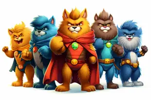 behindthecouch_group_of_happy_furry_monsters_dressed_as_super_h_25d85372-054a-41fd-b149-2cf1fbd59814.png