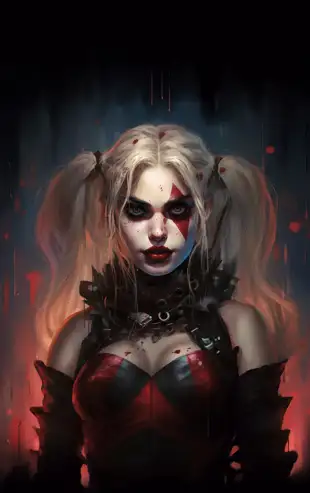 behindthecouch_harley_quinn_in_the_style_of_Marc_Silvestri_2def21ab-f7ed-4d44-b15d-e7489244b146.png