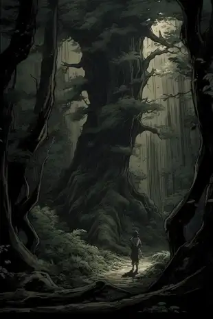 botter17_A_man_walks_through_a_forest_of_giant_twisted_trees_ea_cb77ddd7-cfcc-44e9-8268-f89ce8df1446.png