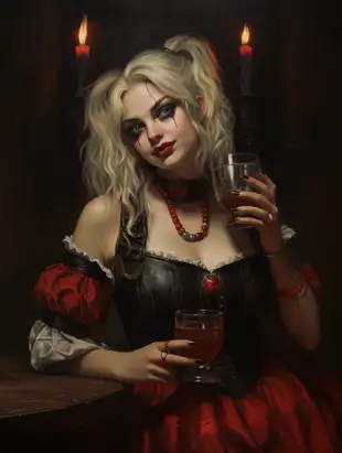 behindthecouch_1700s_oil_painting_Harley_Quinn_in_the_style_of__05d77276-ef00-4f1f-8847-66db220b74f3.png
