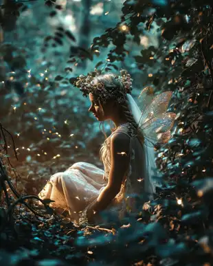 behindthecouch_a_beautiful_fairy_sitting_in_woods_between_the_b_864fb380-7255-4b68-83d8-f176dd077fbd.png