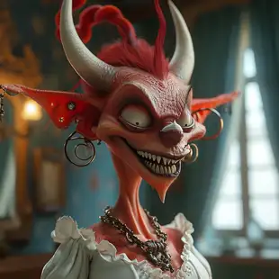 behindthecouch_the_demons_bride__snooty_cartoon_caricature_3d_r_aa82a7cf-6faf-48e7-8445-51f0497bdf07.png