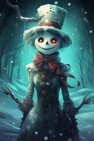 behindthecouch_comic_style_undead_cute_zombie_female_snowman_--_5fa2cd71-8903-47a3-acf8-6974bd0daafd.png